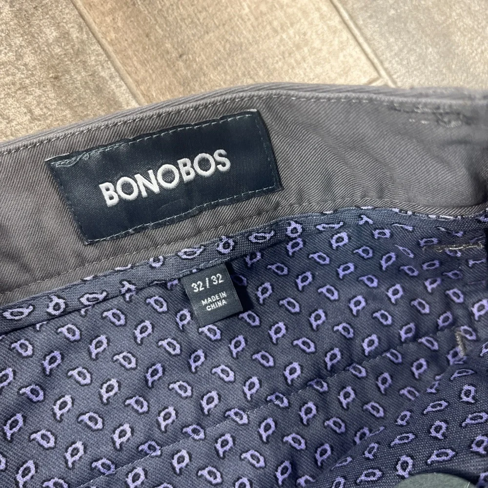 Bonobos Grey Slim Chinos